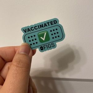 Figs Vaccinated sticker